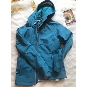 Blue large rain snow jacket size large